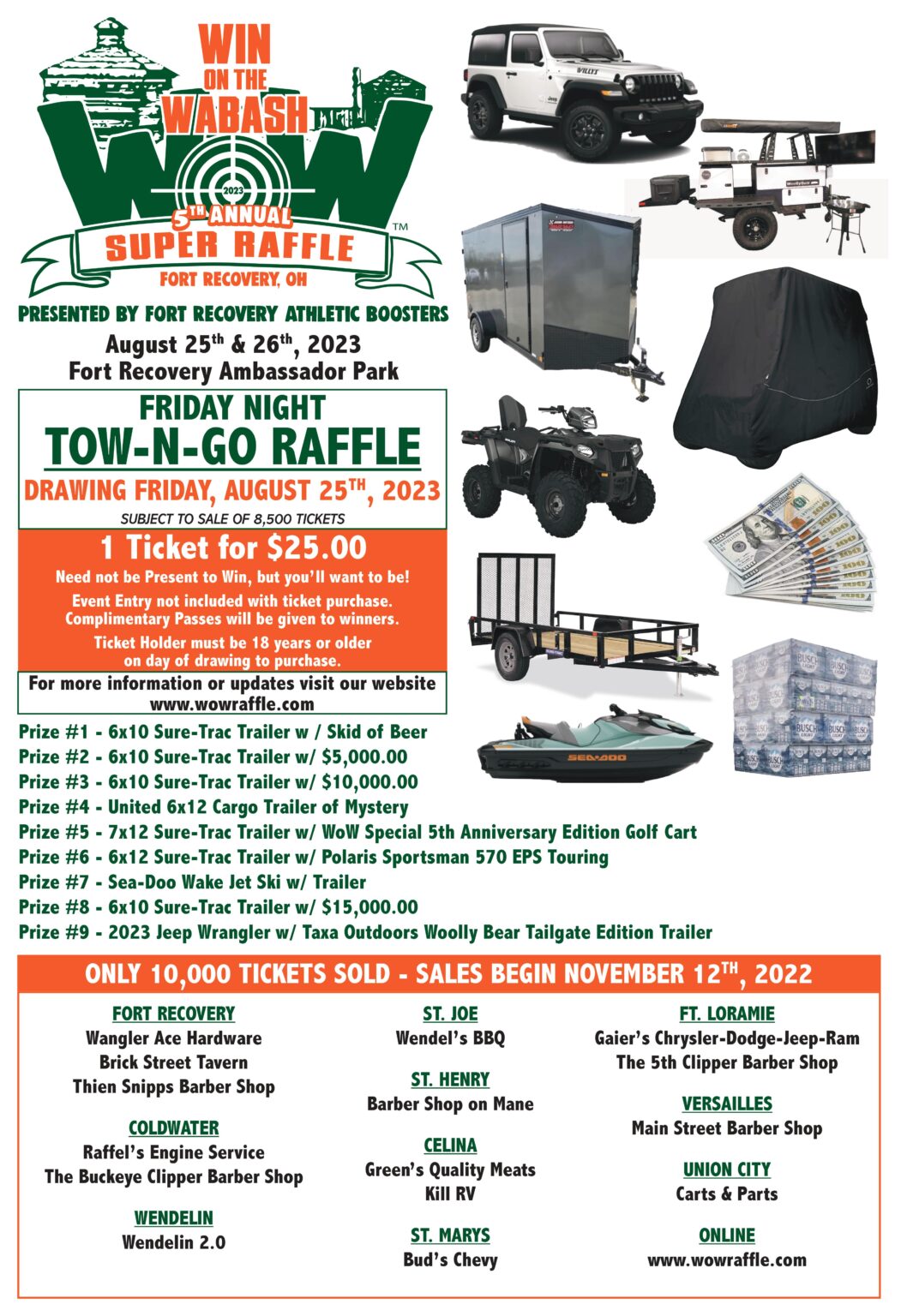 WOW Raffle - Win On The Wabash Super Raffle